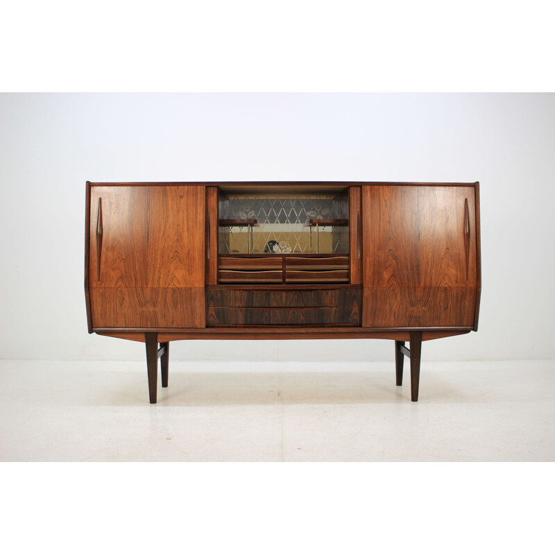 Buffet vintage en palissandre par E.W.Bach