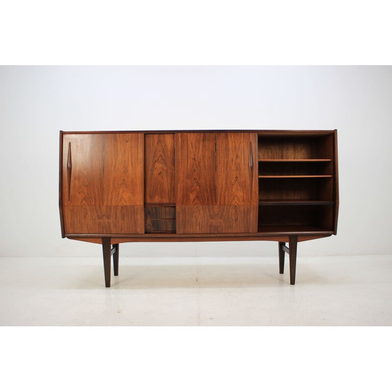 Vintage highboard in rosewood by E.W.Bach