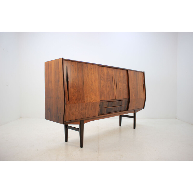 Buffet vintage en palissandre par E.W.Bach