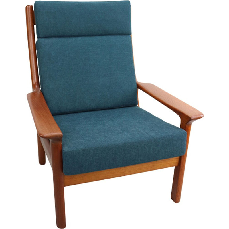 Vintage Danish armchair in teak by Juul Kristensen for Glostrup