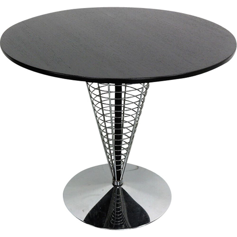 Vintage side table "wire cone" by Verner Panton for Fritz Hansen