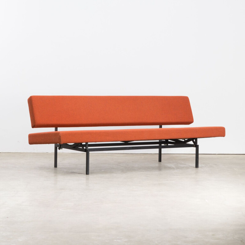 Vintage sofa orange, Gijs van der Sluis model 540