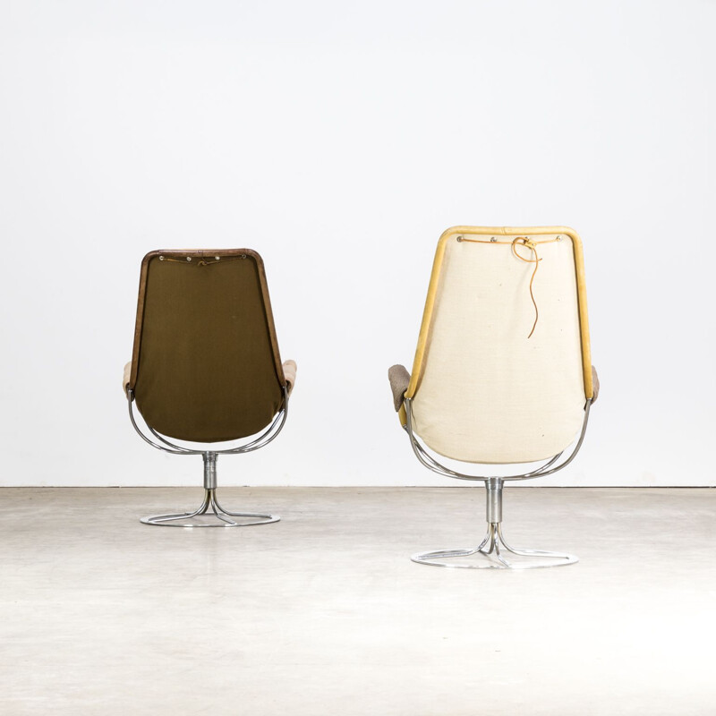 Pair of vintage armchairs by Bruno Mathsson "jetson" for Dux