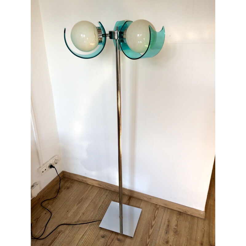 Vintage floor lamp Space-Age design