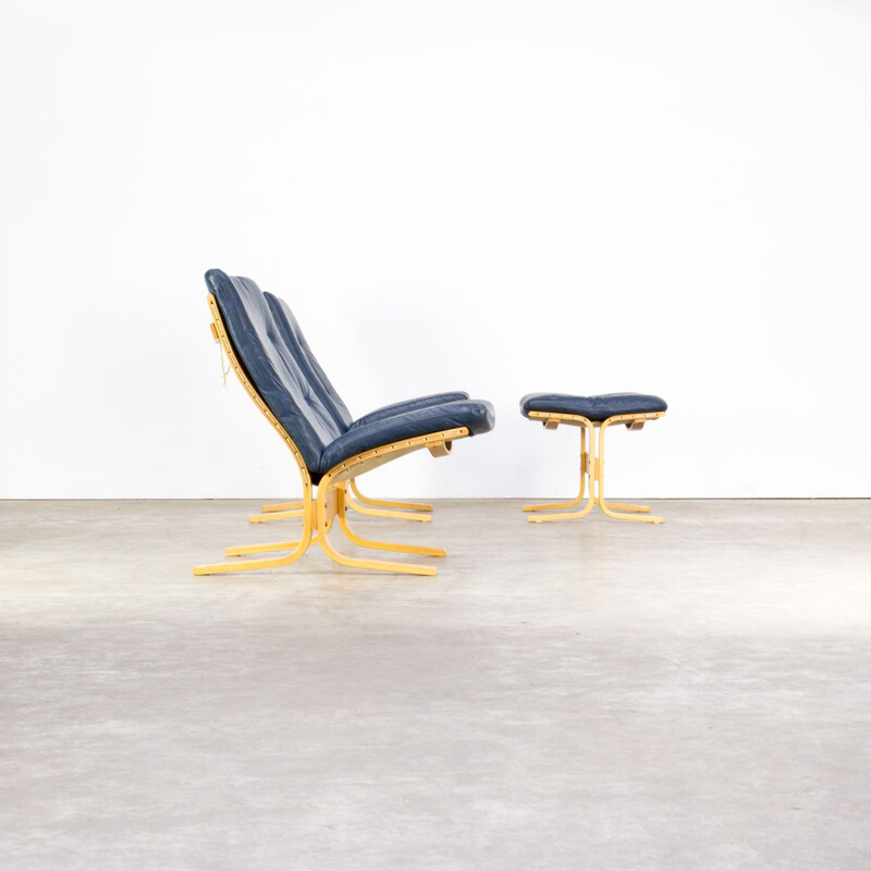 Suite de 2 fauteuil vintage siesta par Ingmar Relling pour Westnofa