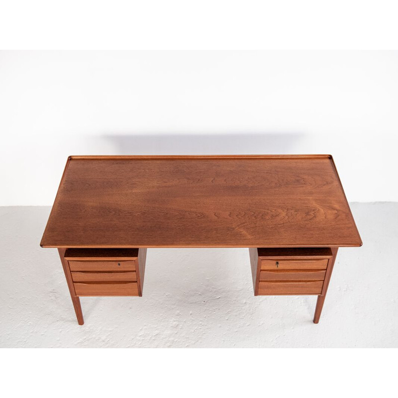 Vintage teak desk by Peter Løvig Nielsen