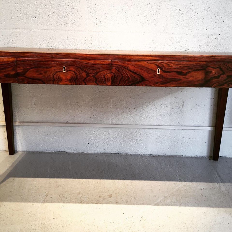 Vintage desk of Severin Hansen in rosewood edition Haslev circa 1960