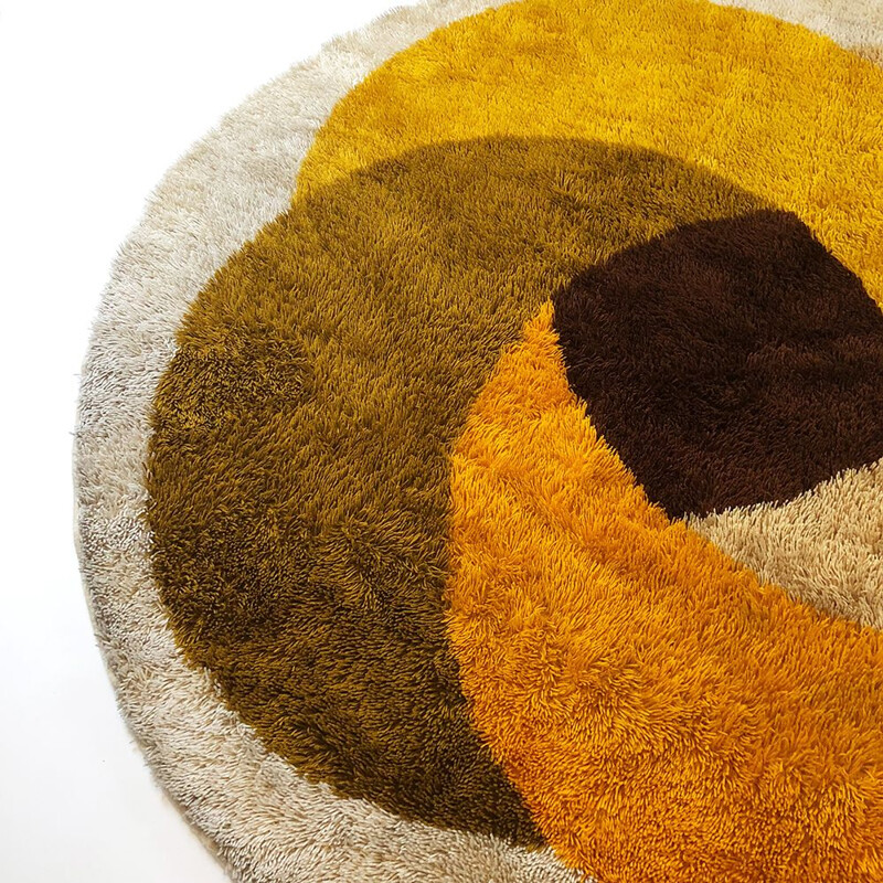 Vintage rug by Desso in multicolour wool 1970