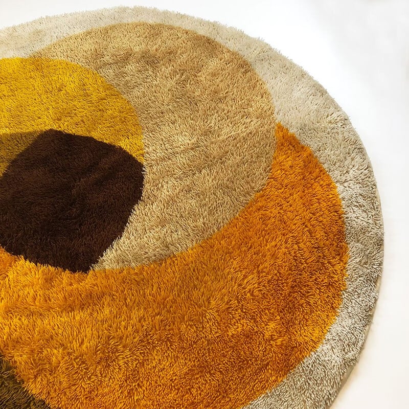 Vintage rug by Desso in multicolour wool 1970