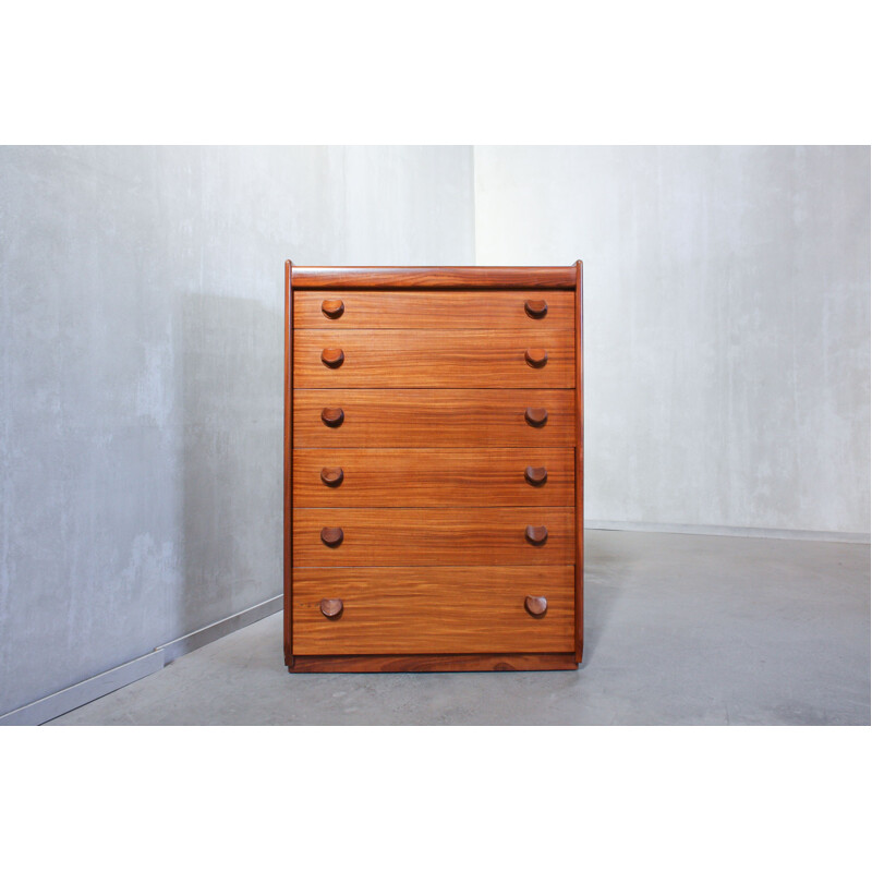 Vintage teak chest of drawers for White & Newton 1960