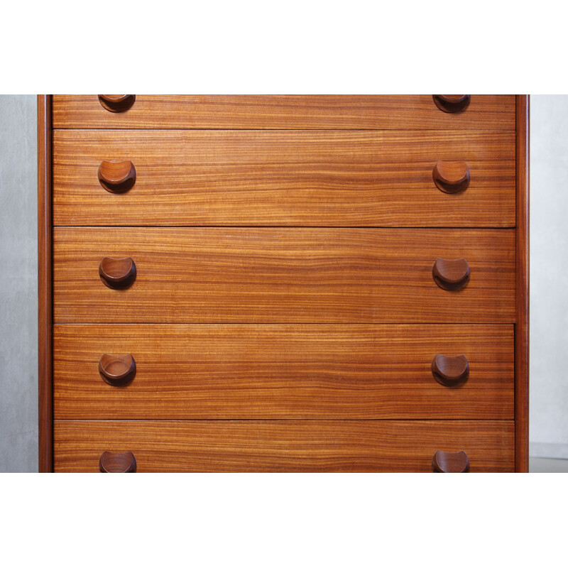 Vintage teak chest of drawers for White & Newton 1960