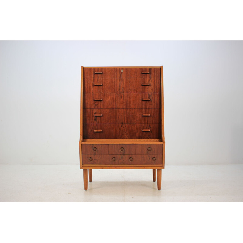 Vintage danish teak chest of drawers 1960