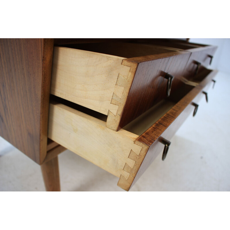 Vintage danish teak chest of drawers 1960