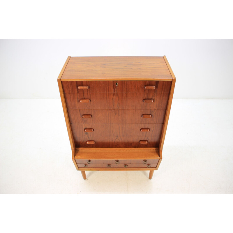 Vintage danish teak chest of drawers 1960