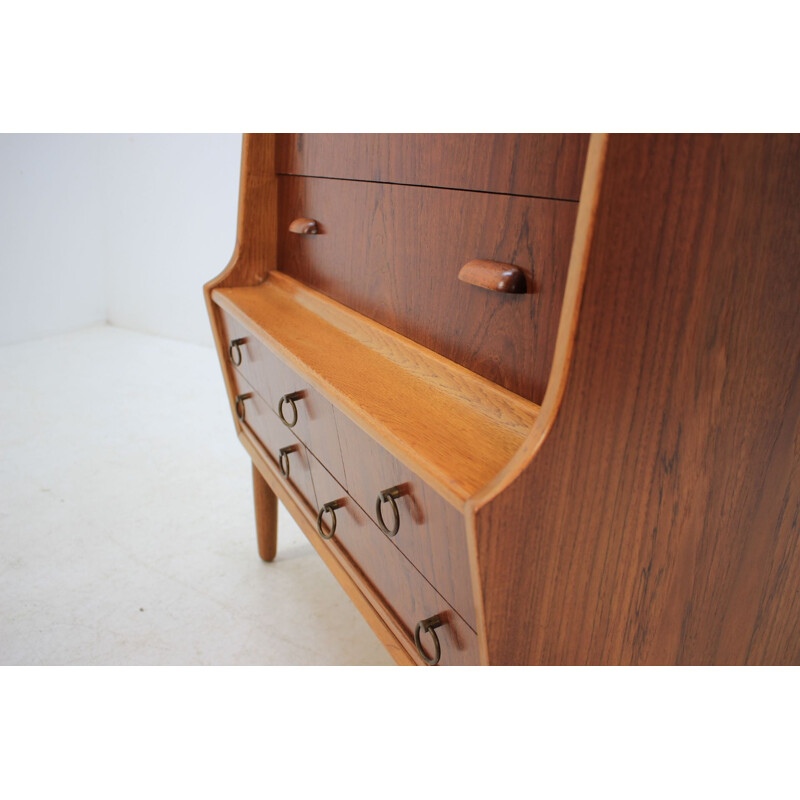 Vintage danish teak chest of drawers 1960