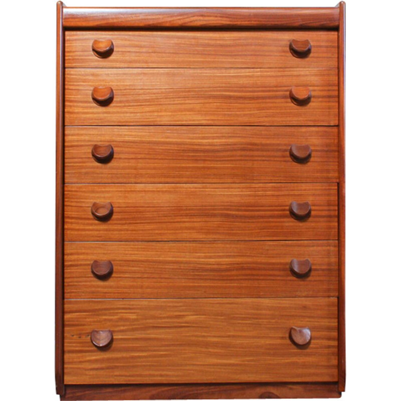 Vintage teak chest of drawers for White & Newton 1960