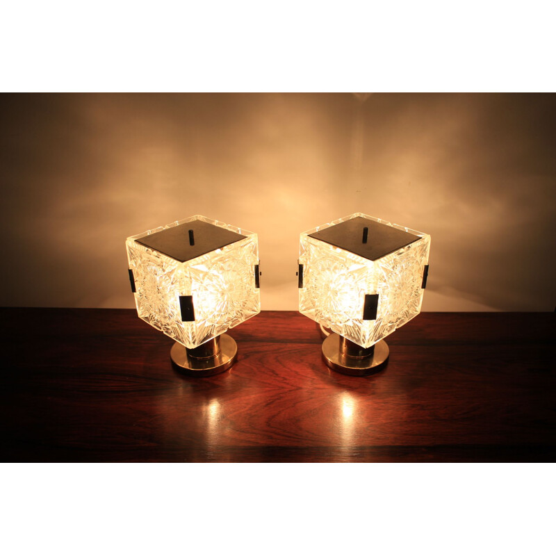 Set of 2 table lamps by Kamenický Šenov