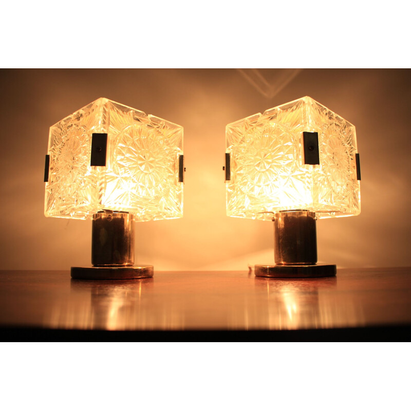 Set of 2 table lamps by Kamenický Šenov