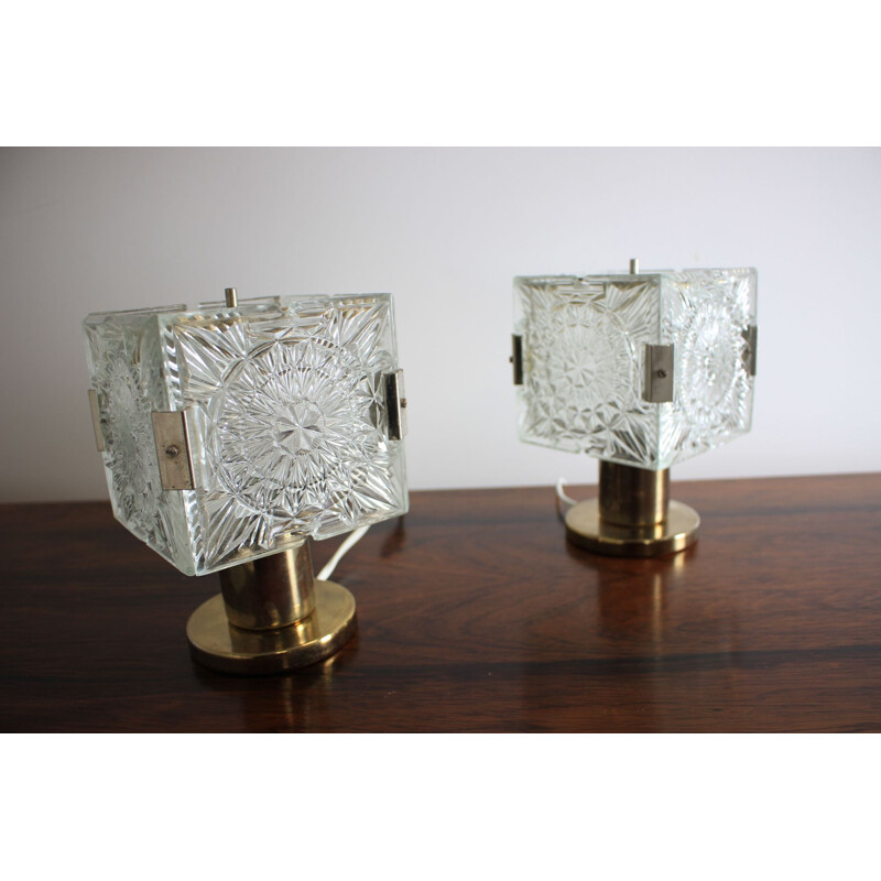 Set of 2 table lamps by Kamenický Šenov