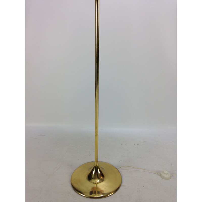 Brass floor lamp by Max Bill for Temde