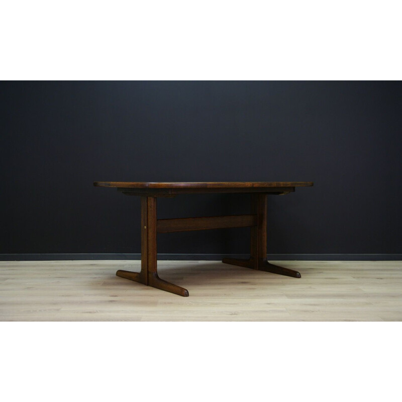 Vintage Skovby danish design table in oakwood 1970