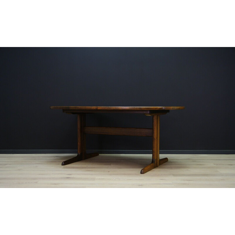 Vintage Skovby danish design table in oakwood 1970