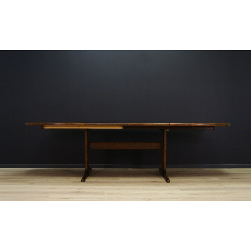 Vintage Skovby danish design table in oakwood 1970