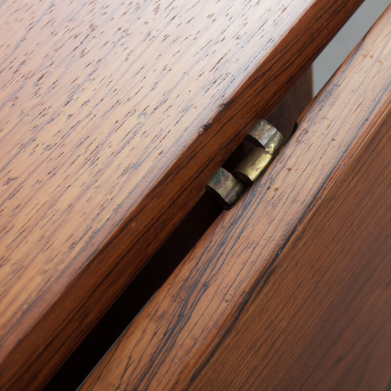 Vintage danish table in rosewood and teak 1960