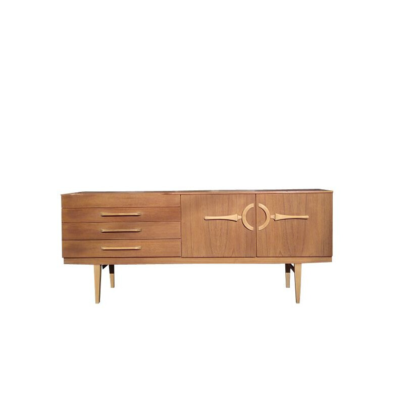 Vintage sideboard in clear teak