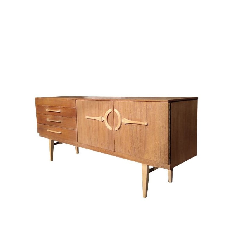 Vintage sideboard in clear teak