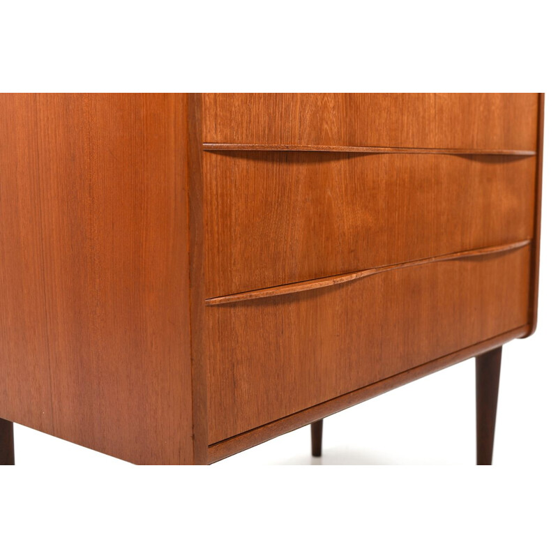 Vintage Danish secretary in teak