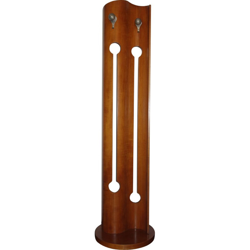 Vintage Italian coat rack in cherrywood