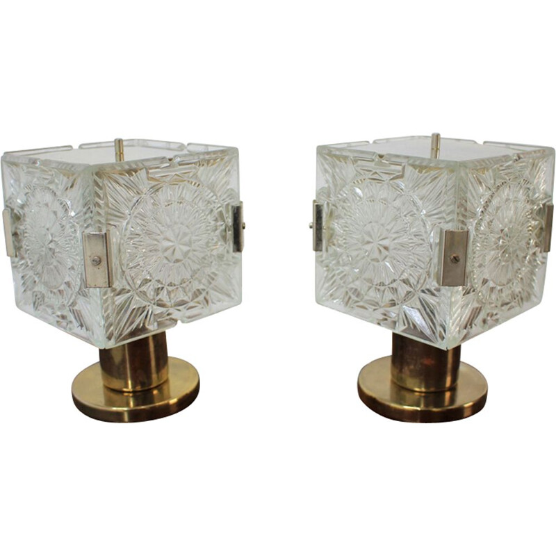 Set of 2 table lamps by Kamenický Šenov