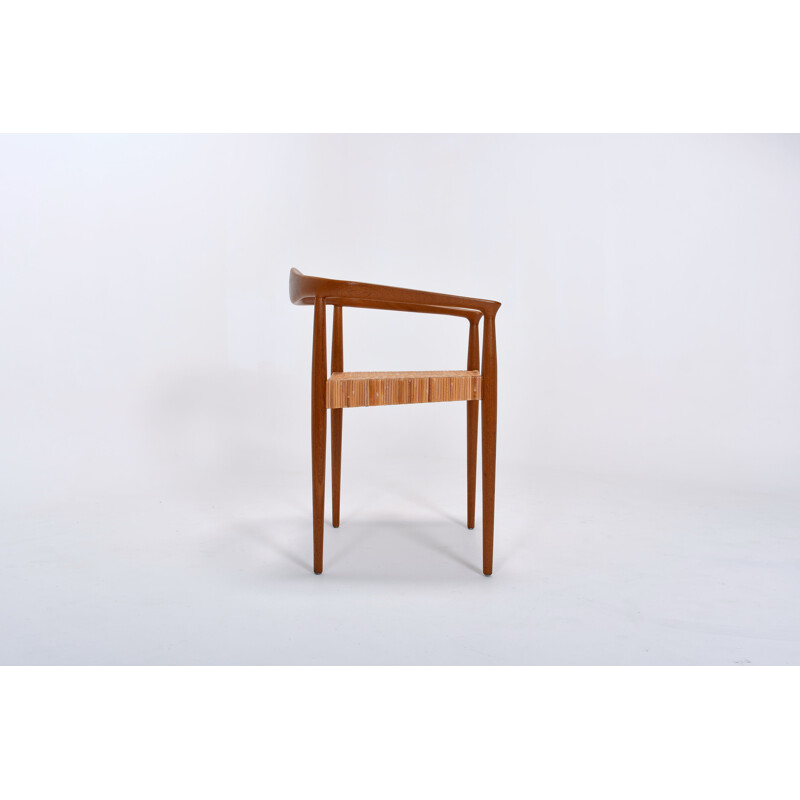 Set of 4 Scandinavian chairs in teak