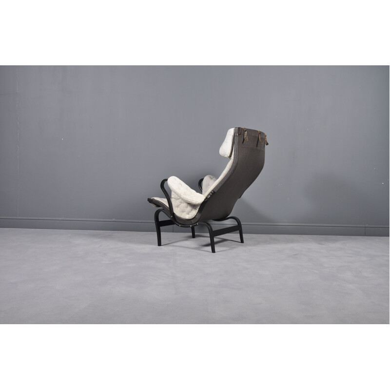 Vintage Pernilla Lounge Chair for Dux in beige fabric 1969