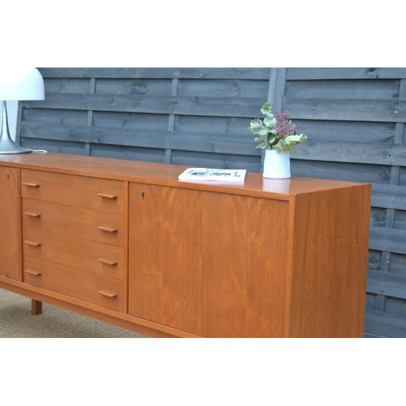 Vintage czech teak sideboard 1960