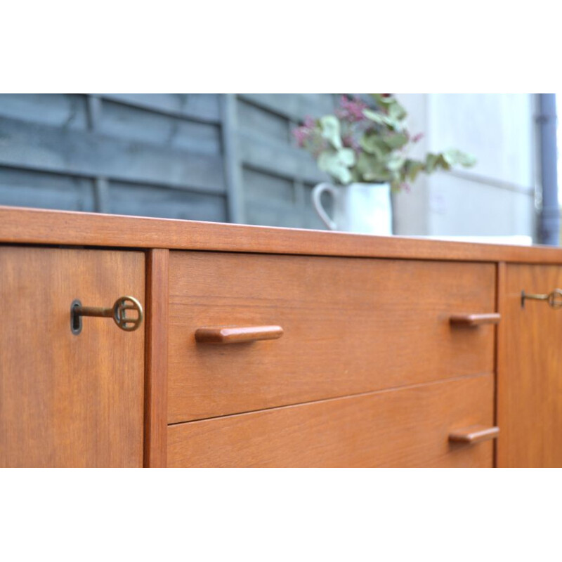 Vintage czech teak sideboard 1960