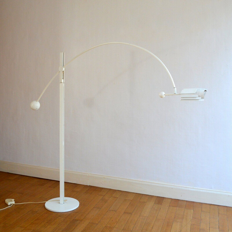 Vintage metal floor lamp by Relco