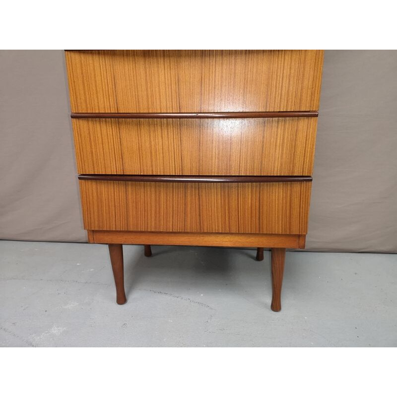 Vintage wooden chest of 7 drawers