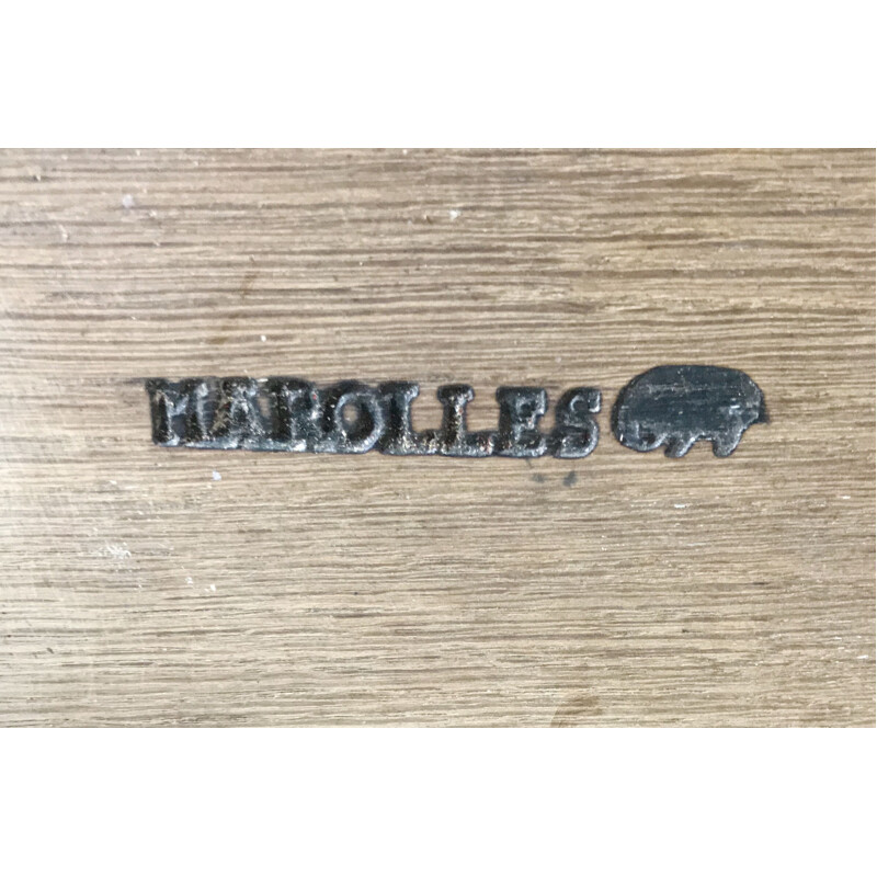 Table basse vintage par Jean Touret pour Marolles