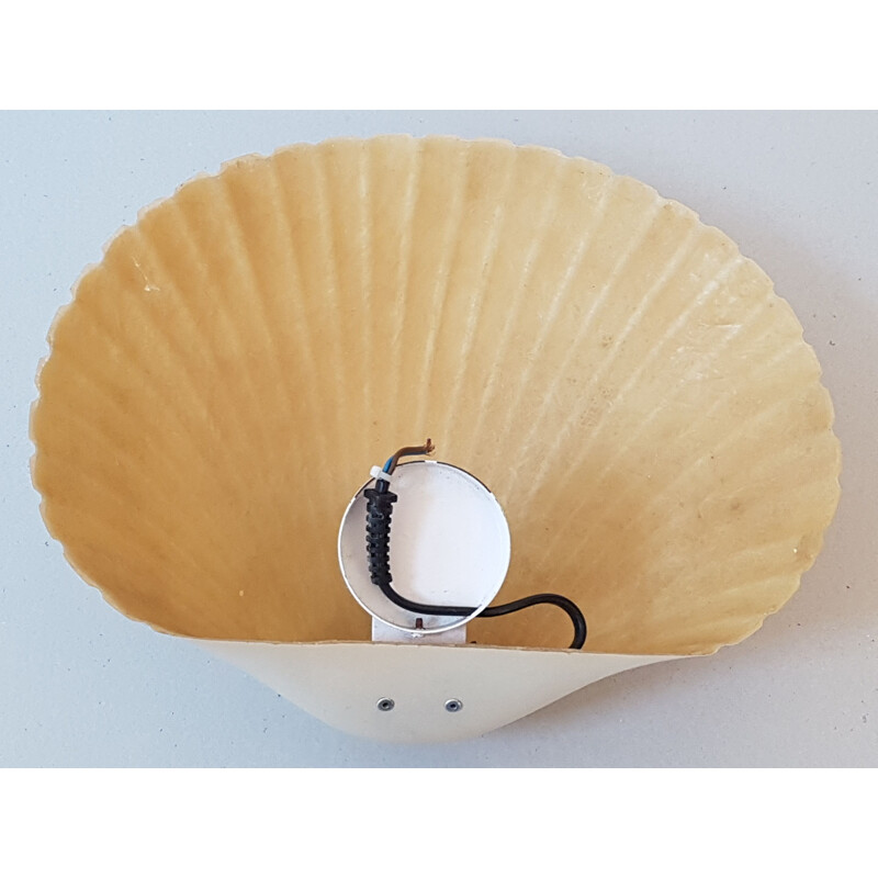 Shell wall lamp by André Cazenave