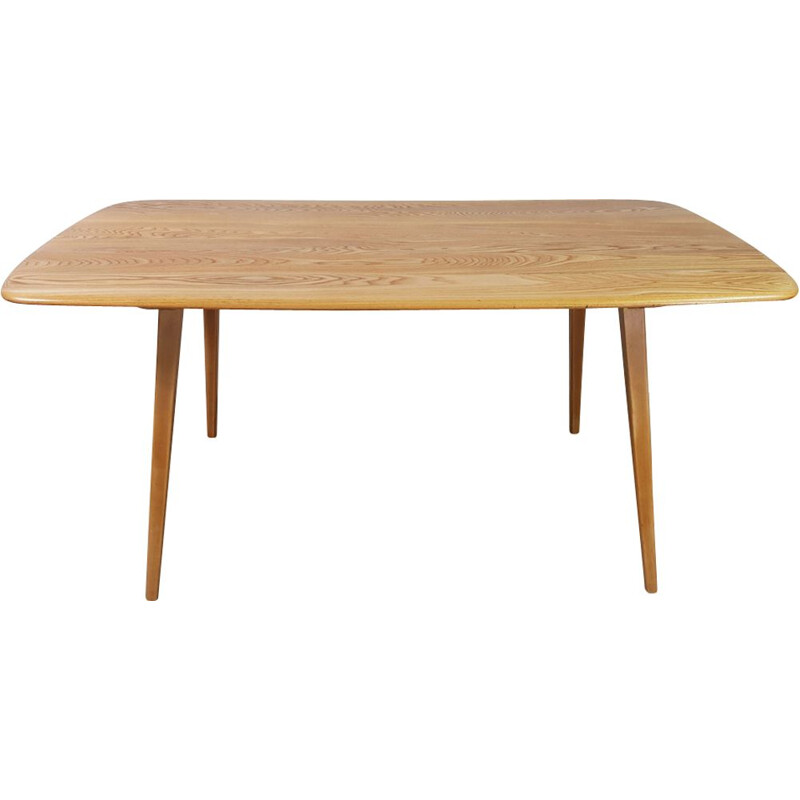 Vintage table in orm and elm by Lucian Ercolani for Ercol