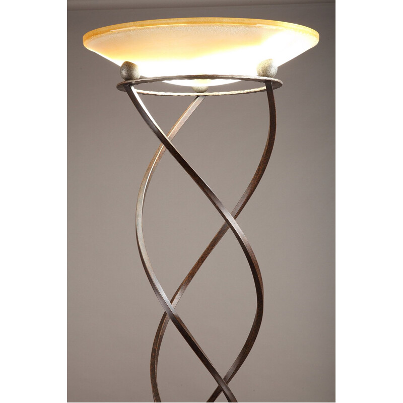 Vintage Murano glass floor lamp by Terrain