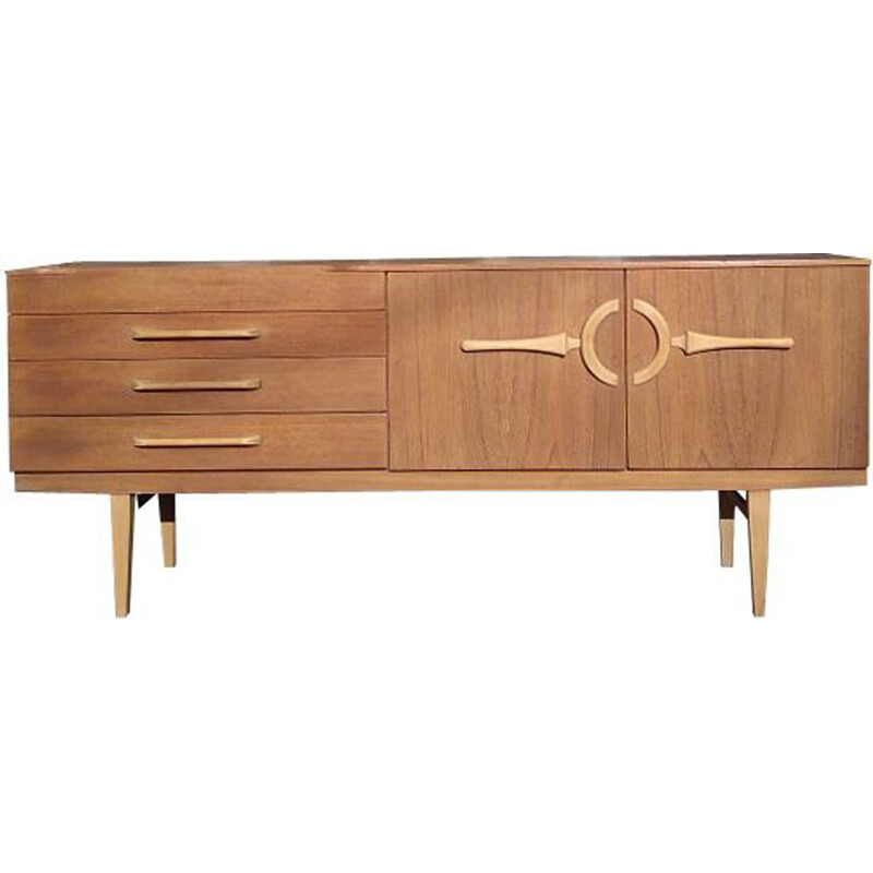 Vintage sideboard in clear teak