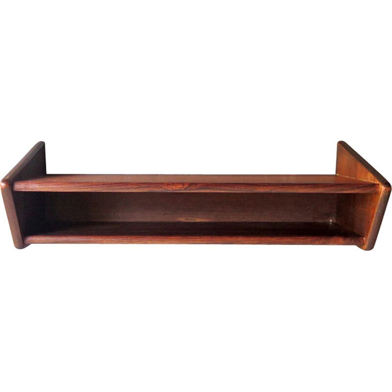 Vintage wall shelf in rosewood