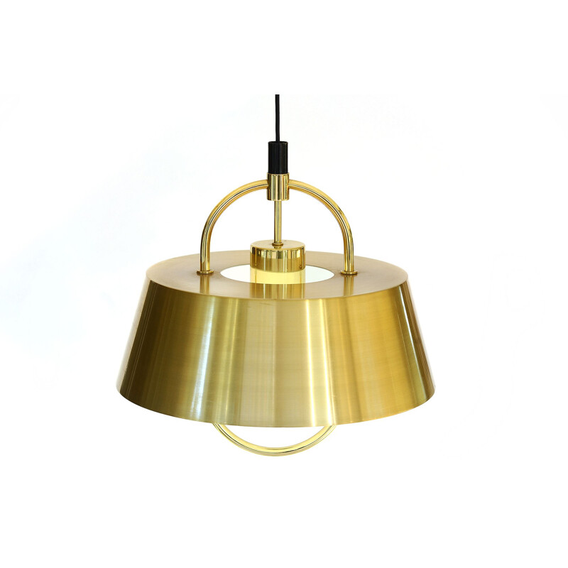 Brass pendant light by Jo Hammerborg
