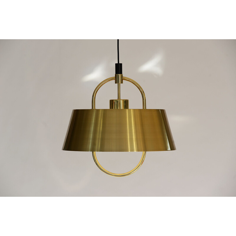 Brass pendant light by Jo Hammerborg