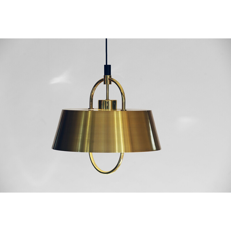 Brass pendant light by Jo Hammerborg