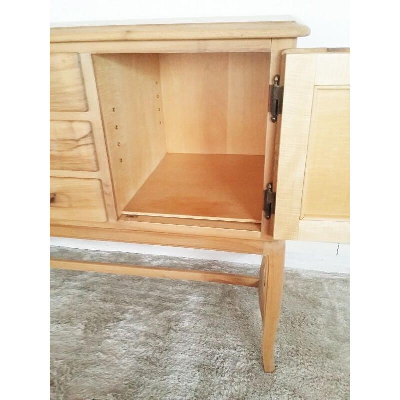 Vintage Swiss chest of drawers in walnut