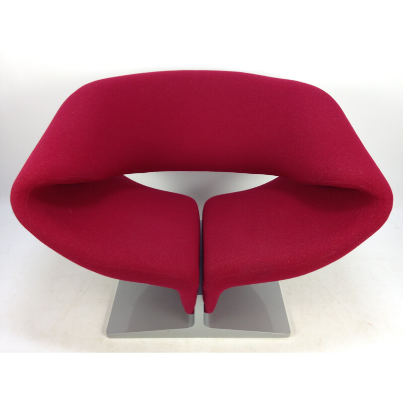 Fauteuil Ribbon rouge par Pierre Paulin pour Artifort